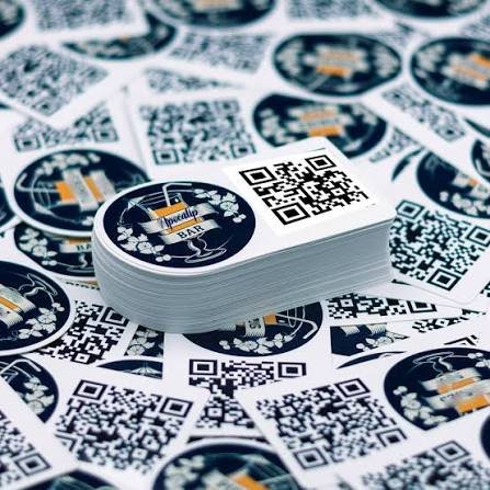 QR Code Stickers sample